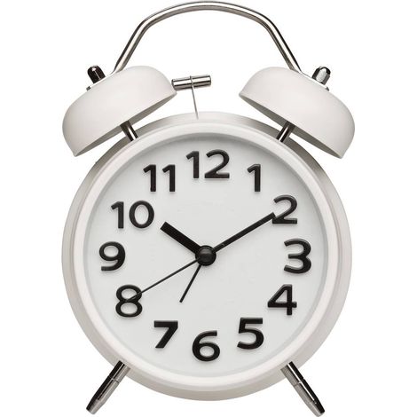 TFA Dostmann 60.1040.02 Quarzo Sveglia Bianco Tempi di allarme 1 Movimento silenzioso (senza scatti) (1/2)