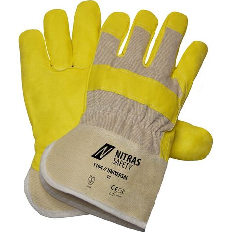 12 Paar Kunstlederhandschuhe Universal 1104 Gr. 10 Nitras (1/3)