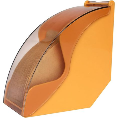 Kaffeefilterhalter, ideal zur Aufbewahrung und Organisation, und Zubehör für die Kaffeestation (orange).