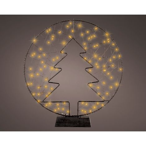 Luz de marco de micro LED de metal para árbol estable de interior 4x35x38 cm (1/3)