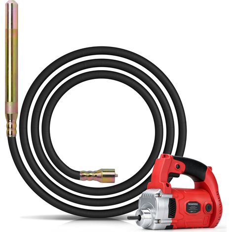 2800W 6800tr/min Vibreur Beton Électrique Moteur Cuivre Aiguille Vibrante 4m DiamèTre 38mm Arbre Vibrateur de Construction pour Ponts Tunnels Routes Maisons