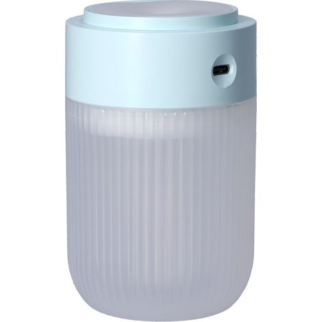 Humidificateur USB silencieux 250 mL avec veilleuse LED bleue portable (1/5)