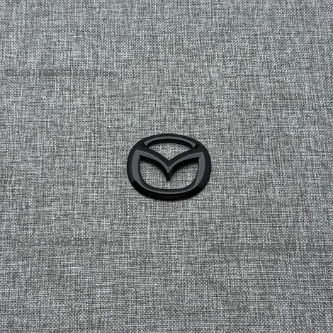 (Volant noir, NC) - Convient pour Mazda MX5 Miata NC ND - Emblème de calandre avant, badge de coffre arrière, logo ABS noir brillant, autocollant extérieur de voiture (1/5)