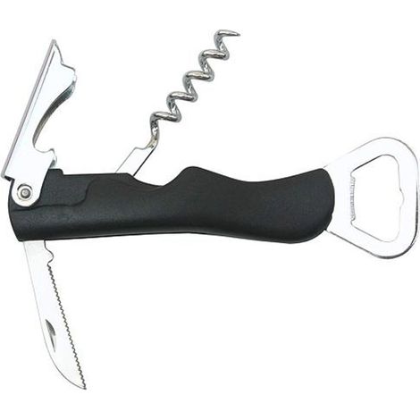 Öffner mit Korkenzieher und Messer Strend Pro MO101, multifunktional, 3in1