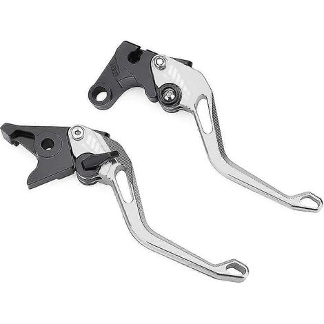 Motorrad-Brems- und Kupplungshebel für Yamaha YZF R3 R25 MT-25 MT-03 2015-2022 YZFR3 YZFR25 MT25 MT03 MT 03 25 YZF-R3 YZF-R25 – Silber (1/5)