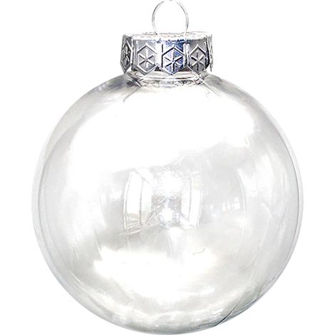 Boules De Noël Rechargeables - Boules Transparentes En Plastique Pour Arbre De Noël Décoration De Fête - Diamètres 9 cm 8 cm Et 10 cm - Lot De 3 (1/5)