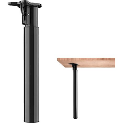 Gambe per mobili, gambe pieghevoli per tavoli, gambe di supporto regolabili, gambe pieghevoli per tavoli, supporto per tavolo regolabile in altezza per tavolo, letto, divano, camper (45-71 cm)