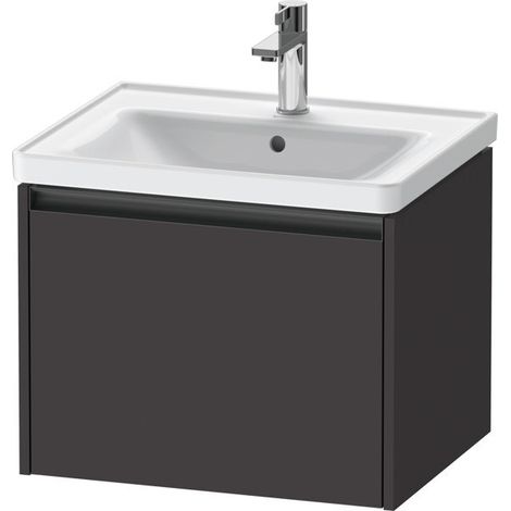 Duravit Ketho.2 Waschtischunterbau wandhängend, 1 Auszug, (1/2)