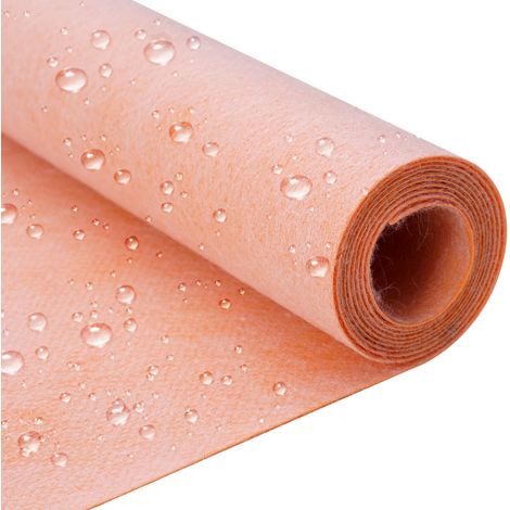 Membrane en polyéthylène étanche, 30 cm x 10 m d'épaisseur, compatible avec les carrelages, les parois de douche et les sols de salle de bain (1/5)