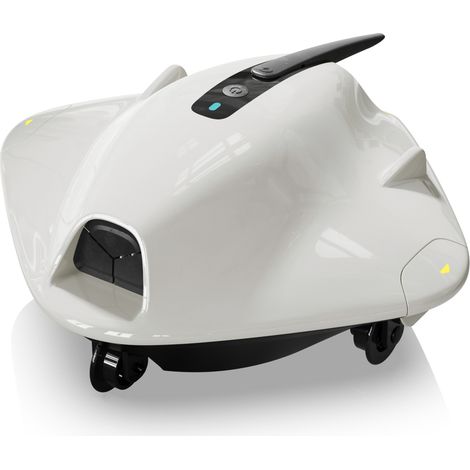 BLOSSOM Aspirateur de piscine sans fil - 130min de nettoyage - 40W double moteur - Filtre 240μm - Blanc