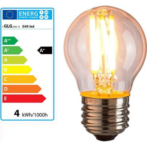 Birne E27 G45 4w LED Vintage-Stil Edison-Lampe  2
