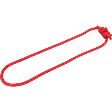 Kletterseil, 1,2 Meter lang, 6 Millimeter Durchmesser, 12 kN, rotes Outdoor-Zubehörseil/Mehrzweckseil. (1/4)