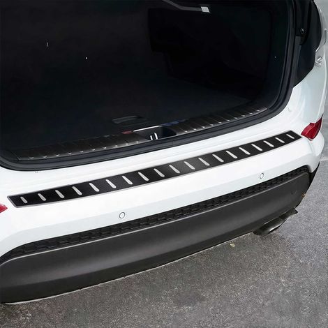 OMAC Ladekantenschutz Stoßstangenschutz für Hyundai Tucson III 2016-2018 Pre-FL – Edelstahl carbon foliert (1/5)