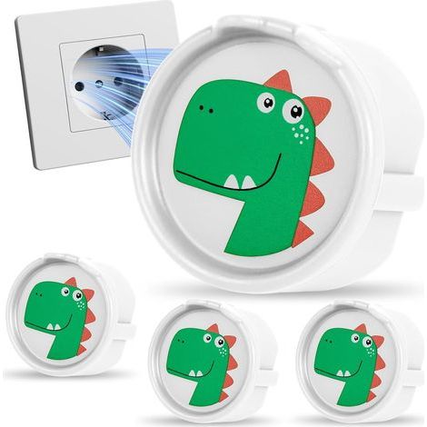 Set mit 4 Silikon-Steckdosenabdeckungen, abnehmbare Steckdosenschutzhüllen, dekorativ/staubdicht, für mehr Sicherheit im Haushalt und für Babys, zum Schutz von Steckdosen (1/5)