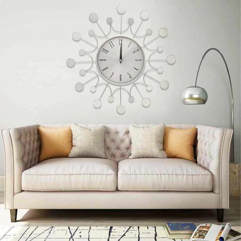 Horloge murale Argenté 40 cm Métal (1/5)