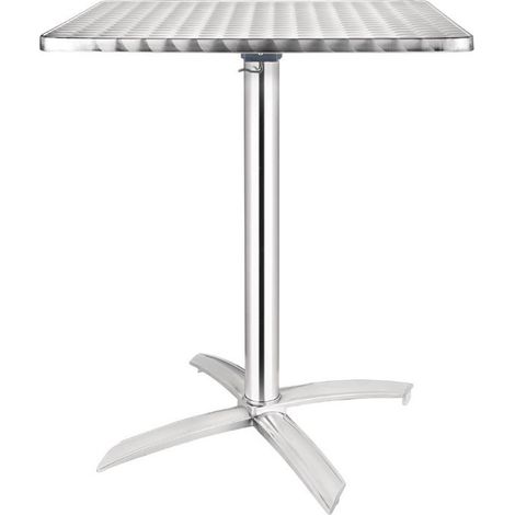 Table Carrée - Plateau Basculant Inox - 600 mm - Bolero (1/5)