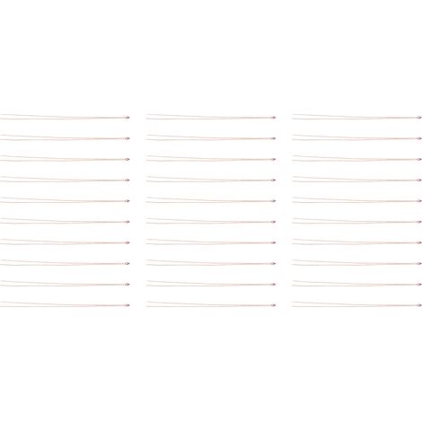 Lot de 30 thermistances NTC en verre scellées, résistances thermiques à une extrémité pour thermomètre d'imprimante 3D MF51-103F-B3435-L65 10K B3435 (1/5)
