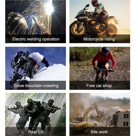 Schutzbrille für Outdoor-Sportarten mit 3 austauschbaren Gläsern, All-Terrain-Brille, Nachtsicht, Stoßfestigkeit, für Radfahren und Motorradfahren. (1/5)