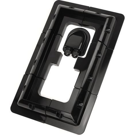 Supports de montage de panneaux solaires, sans perçage, pour camping-cars, camping-cars, toits, noir (1/5)