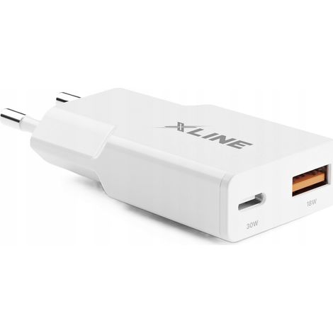 XLINE WCF300W GaN 30W+18W Wandladegerät Weiß 1 Stück. (1/5)