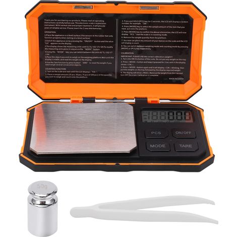 Balance électronique ZC‑01F 200g, précision élevée, mini portable multifonction pour maison. (1/5)