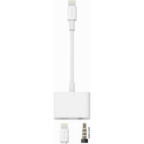 Adaptateur Bluetooth Lightning Jack 3.5mm Chargeur Ipod Ipad Maxtech Ad-ip02 (1/2)