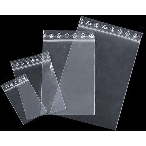 Sacs à Fermeture Zip Sachets avec Fermeture par Pression Fermeture Rapide Sacs Sac Fermeture Éclair Sac en sacs Kit avec 4 tailles（400pcs）Lefou (1/5)