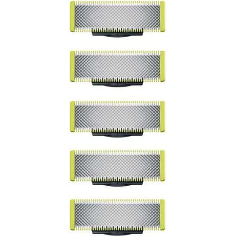 OneBlade 5er-Pack Ersatzklingen – Langlebiger Edelstahl – Kompatibel mit den Modellen QP14xx bis QP66xx – Präziser und sauberer Schnitt (1/5)