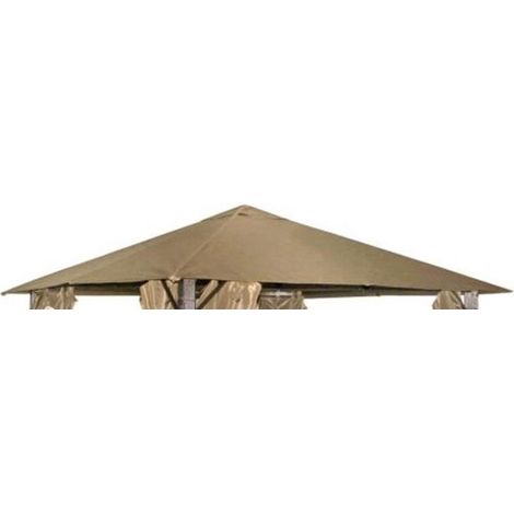 Replacement Canopy For Venice Gazebo 3 x 3m Mocha