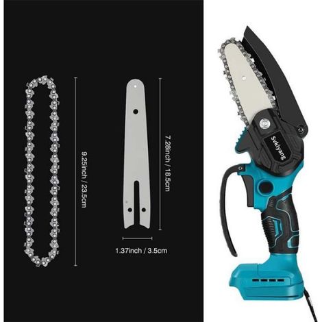 Chaine de Tronconneuse 2pcs Chaine Carbure pour Tronconneuse (6 pouces+bar) (1/3)