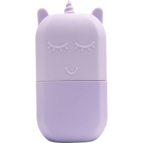 Moule rouleau de glace facial antidérapant violet, conception emboîtable mignonne, léger pour massage des soins de la peau, soulagement des douleurs des yeux et du visage. (1/5)