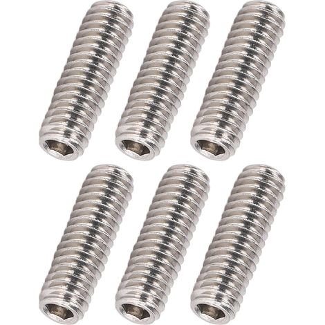 Kit d'assortiment de 50 vis sans tête en acier inoxydable A2-70, vis de fixation M2,5 x 8 (1/5)