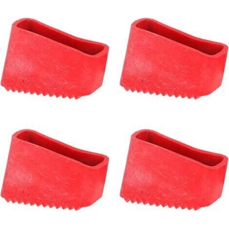 QORVA
-Lot de 4 couvre-pieds d'échelle en caoutchouc – Antidérapants pour escaliers – Protection durable et réduction du bruit