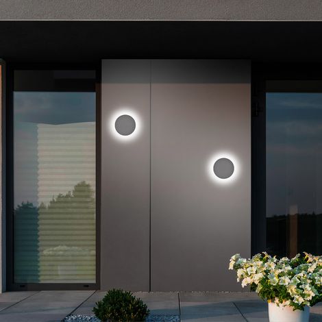 Applique led tonda da parete mod. Luna colore bianco (1/4)