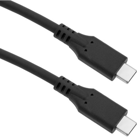 BeMatik - Cable USB 3.2 Gen 2x2 20 Gb/s 15 cm con conectores macho a macho USB 3.1 Gen 1 tipo C