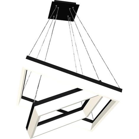[GEBRAUCHT] B-Ware Milagro Pendelleuchte Hängelampe LED Metall Acryl weiß schwarz Modern Stil (1/2)