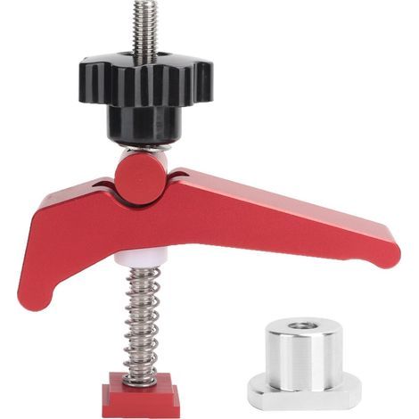 Lot de pinces de maintien en alliage d'aluminium pour menuiserie, rail en T, accessoires de fixation (1/5)