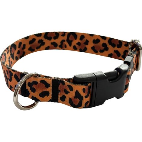 Collier pour chien 2 cm avec boucle réglable Panther Fasten Collier pour chien 2 cm avec boucle réglable Panther Fasten Taille S : 26-35 cm (1/3)