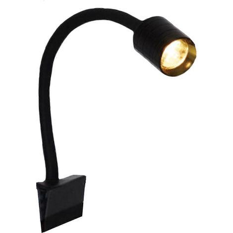 Drehbare, aufsteckbare Aquarienleuchte, kleine USB-Leuchte, schwarzer Clip (1/5)