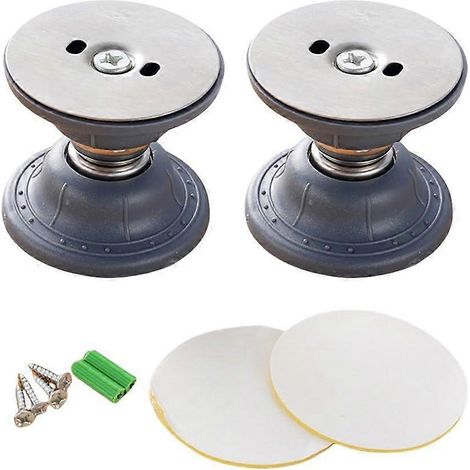 Butée de porte magnétique pour camping-car, installation sans perçage et protection contre les chocs, gris (1/4)