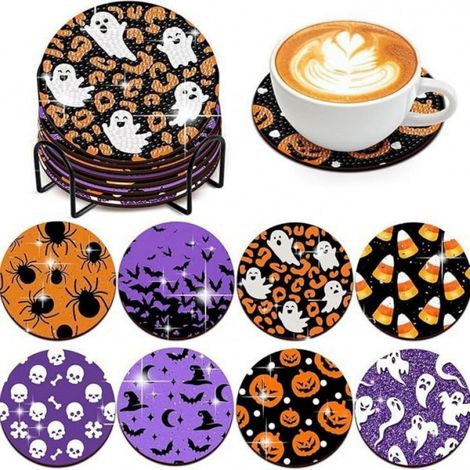 Diamond Painting dessous-de-plat 8 pcs lot pour Erwachsene (1/5)