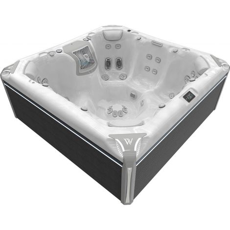 Wellis Elbrus Life Premium Whirlpool Außenwhirlpool 236x236x95cm für 7 Personen inkl. Thermocover (1/5)