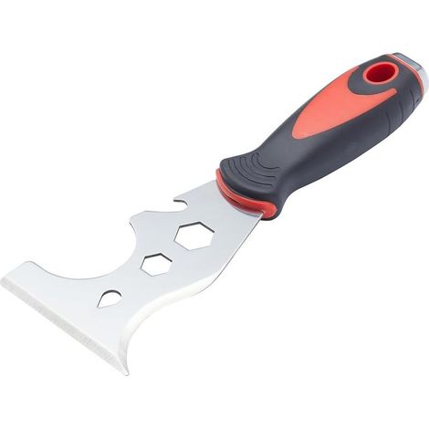 Grattoir multifonction, décapant de peinture, décapant et grattoir à papier peint, outil professionnel pour peintres et décorateurs pour un retrait rapide de la peinture et du (1/3)
