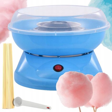 Zuckerwattemaschine für Kinder + Zubehör Messstäbchen