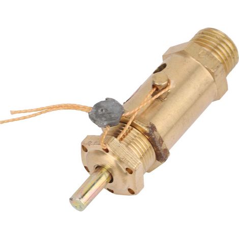 Soupape de sécurité G1/4 pour compresseurs d'air et générateurs de vapeur (5 kg) (1/5)