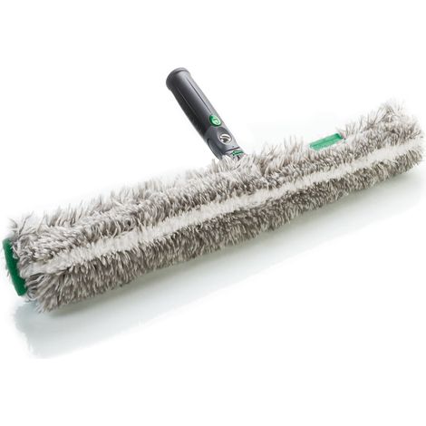 Lavatrice Unger ErgoTec Ninja (larghezza 35 cm, completa di copertura + supporto in alluminio, fibre extra lunghe con fibre abrasive, funzione angolare, pulizia vetri) NA350