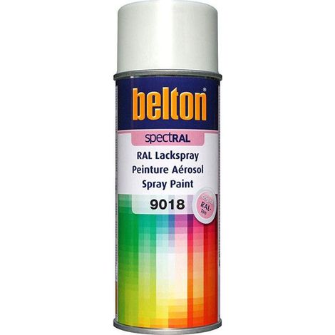 Bombe peinture - AUTO K - RAL 9018 - Blanc Papyrus - 400 ml - Mat