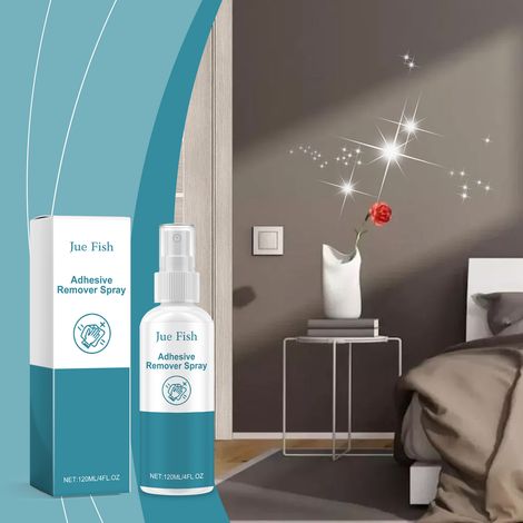 Schonendes Klebstoffentferner-Spray zur Reinigung von Klebstoffresten auf Metall und Glas – 120 ml -- DE (1/5)