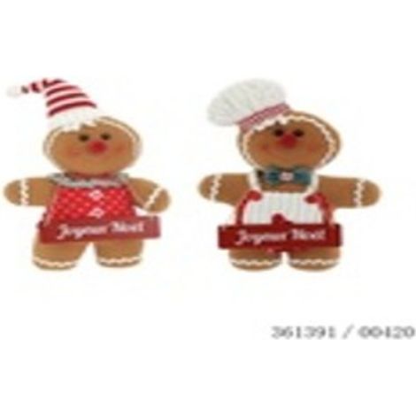 Gingerman 2ass 23x9x37cm debou - Feeric lights & christmas (1/5)