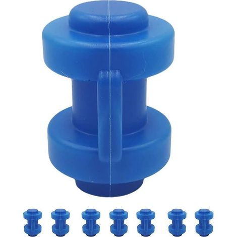 Embouts de trampoline K (8 pièces), pièces de rechange pour filet de sécurité, diamètre 25 mm (1/5)